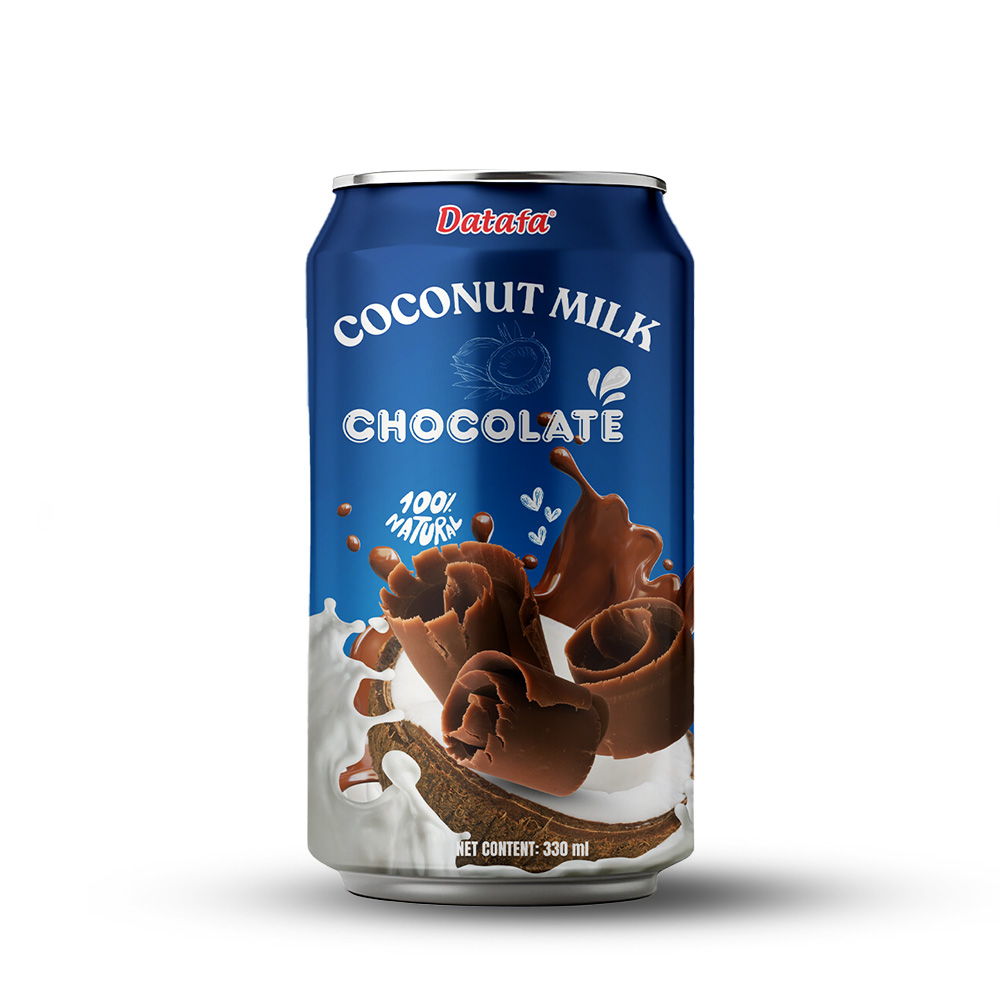 Coconut chocolate milk 330ml Can Private Label