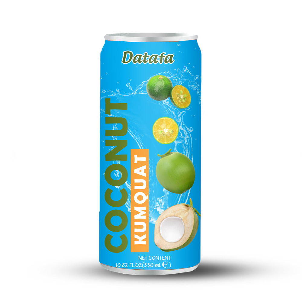 Coconut water kumquat 330ml Can Private Label